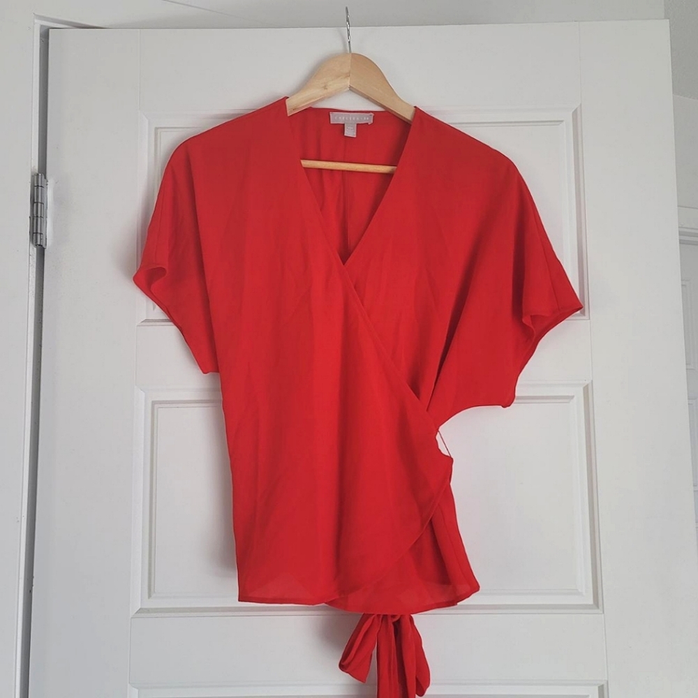 Chelsea 28 xxs red blouse